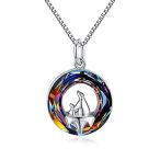 Yahoo! Yahoo!ショッピング(ヤフー ショッピング)かわいいママベアネックレスジュエリー レディース 925スターリングシルバークリスタル 母の日ネックレス クマギフト