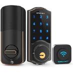 WiFi Door Lock,SMONET Remote Control Smart Deadbolt, Digital Electronic Key