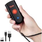 Tera Pro ワイヤレス バーコードスキャナー, 防水 Shockproof Mini Pocket 2D スキャナー, 3-in-1 Bluetooth ＆ USB Wired ＆ 2.4G バーコードリーダー ポータブ
