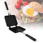 Double Sided Pan, Non-stick Baking Pancake Pan Omelette Pan Double Sided Frying Pan Grilled Cheese Maker Sandwich Maker Flip Grill Pan for Indoor Outd