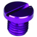 【メーカー在庫あり】 000807-05 ポッシュ POSH ミラーホールカバーキャップ 1個入り アルミ 10mm逆ネジ ブルーベリー HD店