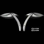 【メーカー在庫あり】 002716 ネオファクトリー 3Dキャッツアイ ミラー セット クローム 左右ペア HD店