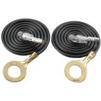 0900-755-00101 キタコ アースコード φ10x500mm 黒 2個入り HD店