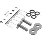 [USA наличие есть ] 1225-0456 JT цепь JT Chains клепание joint 520Z3 никель металлизированный HD магазин 