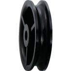 【メーカー在庫あり】 1520 (株)ヨコヅナ ヨコヅナ 黒ナイロン車 車のみ 25mm 丸 HD店