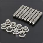 [ производитель наличие есть ] 81-3242pi- M si-PMC выхлоп болт с двойной резьбой &amp; гайка комплект Z1000 8mm нержавеющая сталь HD магазин 