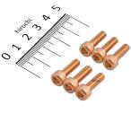 485805 ポッシュ POSH 24Kメッキ ステンレス タンクキャップカバーボルトセット M5x16mm HD店