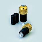 HB0315G ハリケーン アルミ削り出しサイドキャップ ゴールド Φ7/8インチハンドル用 HD店