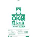 【メーカー在庫あり】 OK(30)8 OK308  大倉工業(株) オークラ OK袋0.03mm8号 HD店