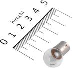 1P7512 M&H マツシマ 口金シングル球 12V 6W ウインカー球 (クリアー) (1個売り) SP店