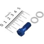 14992511 アクティブ ACTIVE バンジョーボルト P1.25 シングル 青 HD店