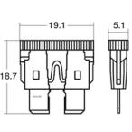BPF-6100 NO303 スタンレー STANLEY ブレードヒューズ 10A 5個入り SP店