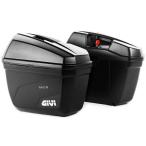 GIVI サイドケース E22N 未塗装ブラック バイク用 パニアケース 