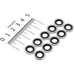 【メーカー在庫あり】 000012096172 エスコ ESCO M8 シールワッシャー (10個) SP店