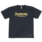 YT-016 イエローコーン YeLLOW CORN 春夏モデル クールドライTシャツ 黒/ゴールド LLサイズ SP店