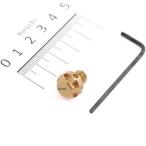 【メーカー在庫あり】 000811-04 ポッシュ POSH ミラーホールカバーキャップ NASAタイプ 1個入り 8mm正ネジ ゴールド JP店