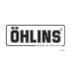0191-48 Ohlins OHLINS прозрачный стикер 35mmx14mm чёрный JP магазин 