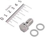 [ производитель наличие есть ] 350018-03poshuPOSHgdo гребень банджо болт aluminium P-1.00 одиночный серебряный JP магазин 