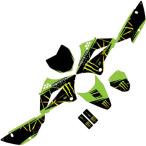 【USA在庫あり】 4302-6749 D'COR VISUALS モンスターエナジーグラフィックキット 21年-22年 KLX 110R L 緑/黒 JP店