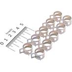 【メーカー在庫あり】 BC15.5 NTB ホースクランプ 3価黒メート処理 10個入り TS130-06-00-T JP店