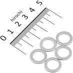 20999005 アクティブ ACTIVE クラッシュワッシャー 内径10mm アルミ 5枚入り JP店