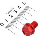 【メーカー在庫あり】 ZE58-1323 ジータ ZETA マグネティックドレンボルト 96年-14年 スズキ、カワサキ M10X15-P1.5 赤 JP店