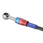 【メーカー在庫あり】 SAPB795R スウェッジライン SWAGE-LINE PRO リアホースキット 24年 Ninja ZX-4RR、ZX-4RSE 赤&青/黒 JP店