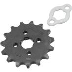 103-15 サンスター SUNSTAR フロント スプロケット 420/15T 88年-16年 モンキーR、モンキーRT、エイプ100 スチール 黒 JP店