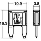 SAF-7300 スタンレー STANLEY ミニブレードヒューズ 30A 10個入り JP店