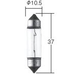 2258 小糸製作所 白熱バルブ T10×37 12V10W 10個入り JP店
