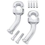 【USA在庫あり】 56267-09 ハーレー純正 ライザー カーブ・プルバック・ファット 6インチ クローム JP店