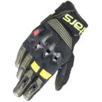 3504822 アルパインスターズ 春夏モデル HALO レザーグローブ フォレストブラック/イエローフロー Lサイズ