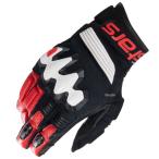 【メーカー在庫あり】 3504822 アルパインスターズ 春夏モデル HALO レザーグローブ 黒/白/ブライトレッド XLサイズ