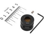 【メーカー在庫あり】 900122-06 ポッシュ POSH ブリーザーホースエンド 内径15mm 外径22mmホース用 黒 JP店