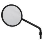 【メーカー在庫あり】 920017-06 ポッシュ POSH ショートラウンドミラー タイプ2 M10 正ネジ 左用 黒 JP店