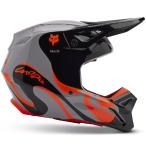 【メーカー在庫あり】 G5468 フォックス FOX V1ヘルメット エモーション スチールグレー XLサイズ JP店