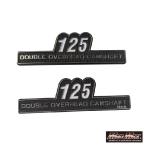 【メーカー在庫あり】 O93-Z125-01 マッドマックス MAD MAX サイドカバーエンブレム 125 貼り付けタイプ 左右セット JP店