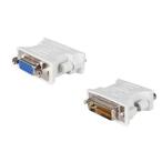 DVI - VGA 変換アダプタ DVI-D 24 + 1(オス) - VGA(メス) 15pin 変換アダプター コネクタ _