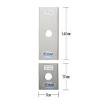 広島工具 ウッドタイル等の壁際カット用定規Zプレート(2枚組)