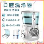 送料無料 ジェットウォッシャー 口腔洗浄器 口内洗浄機 ウォーターピック 歯周ポケット 歯間 歯磨き シンプル 10段階水圧調節可能 800ml大容量 家庭用