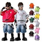 yu.t рубашка ребенок одежда hip-hop танцевальный костюм выставить Kids мужчина девочка Denim короткий хлеб короткий рукав поясница шт способ чёрный белый зеленый желтый цвет orange фиолетовый .. серия постановка одежда бедра 