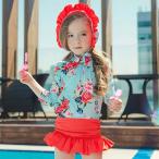 水着 女の子 スクール水着 セパレート 3点セット ラッシュガード 130 140 子供 キッズ ベビー 水着 女の子 80ミズギ セパレート スクール 小学校 水着
