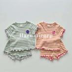 ベビー服 女の子 男の子 上下セット キッズ 子供服 tシャツ 半袖 ショートパンツ おしゃれ 可愛い セットアップ 赤ちゃん 新生児 ルームウェア 部屋着 韓国こど