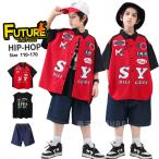 k-pop костюм рисунок рубашка красный короткий рукав Kids танцевальный костюм выставить Denim брюки красный жакет выставить hip-hop синий брюки шорты мужчина девушка 