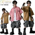  hip-hop танцевальный костюм Kids девочка мужчина тренировка надеты Kids танцевальный костюм Denim брюки поясница шт способ ребенок одежда верх и низ в комплекте Brown розовый рубашка джинсы HIPHOP
