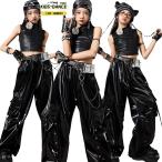  Junior девушки Dance одежда выставить K-POP способ прохладный стиль Y2K серия .... Spy si- стильный кожа чёрный tops широкий брюки stage .