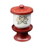 茶湯器 仏具 朱 2.0寸〜2.5寸  お茶 お供え 小物