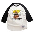 NINJA X(ニンジャエックス)Champion ベースボールシャツ 8分袖 ラグランTシャツ  Original Baseball Shirt Raglan sleeve 2019 チャンピオン(USライン)(T137)