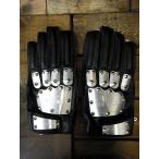 KADOYA (カドヤ) 【HAMMER GLOVE (A)】 ハンマーグローブA レザーグローブ(BK×シルバー)