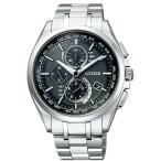 【送料無料】CITIZEN アテッサ電波ソーラー腕時計 クロノグラフ AT8040-57E